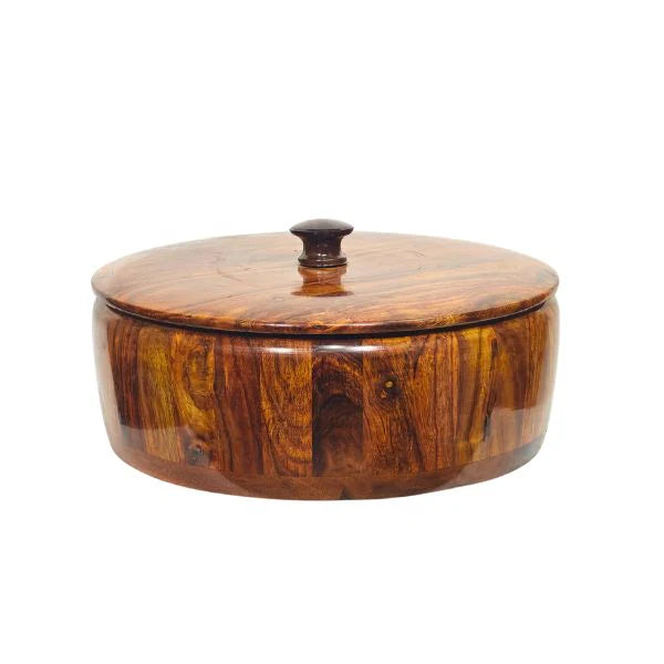 Woodsy Premium Kitchen Combo – Hotpot + Tray Set + Spoon Stand + Chakla Belan | 40% OFF Deal
