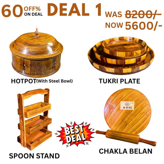 Premium Kitchen Deal Set, Pack of 4