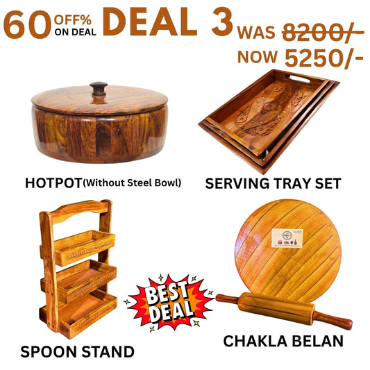 Premium Kitchen Deal Set, Pack of 4