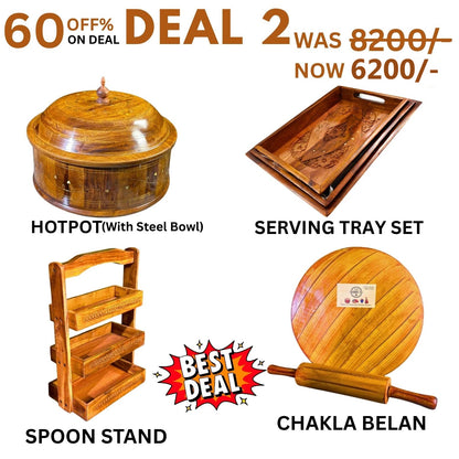 Premium Kitchen Deal Set, Pack of 4