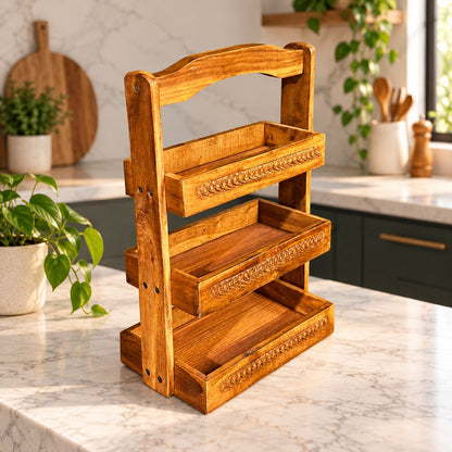 Premium Sheesham Wood Kitchen Deal Set – 4 Items