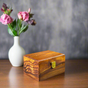 Handcrafted Sheesham Wood Watch Box – 2 Slot with Solid Lid