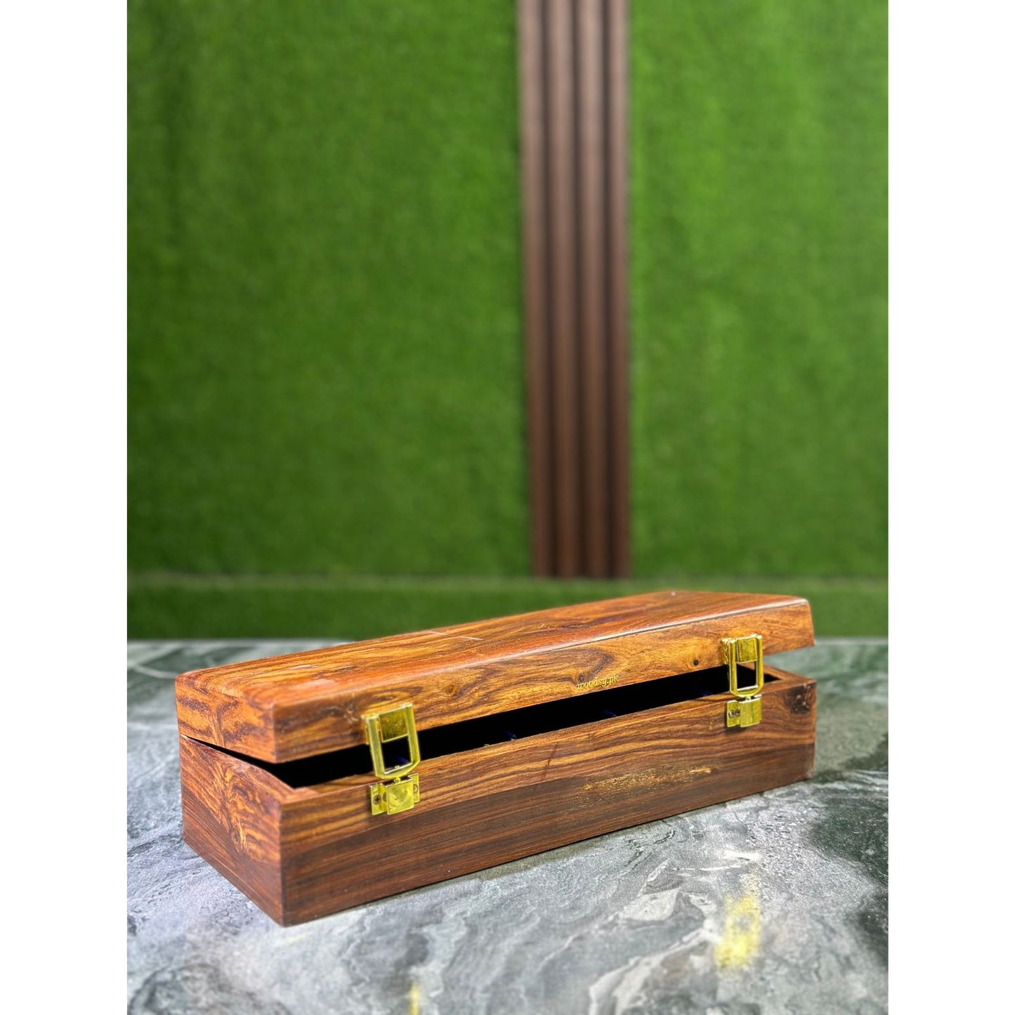 Luxury Wooden Watch Box – 5 Slot Organizer with Solid Wooden Lid