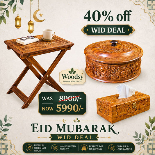 Traditional Handcarved Wooden Set – Limited Time Deal