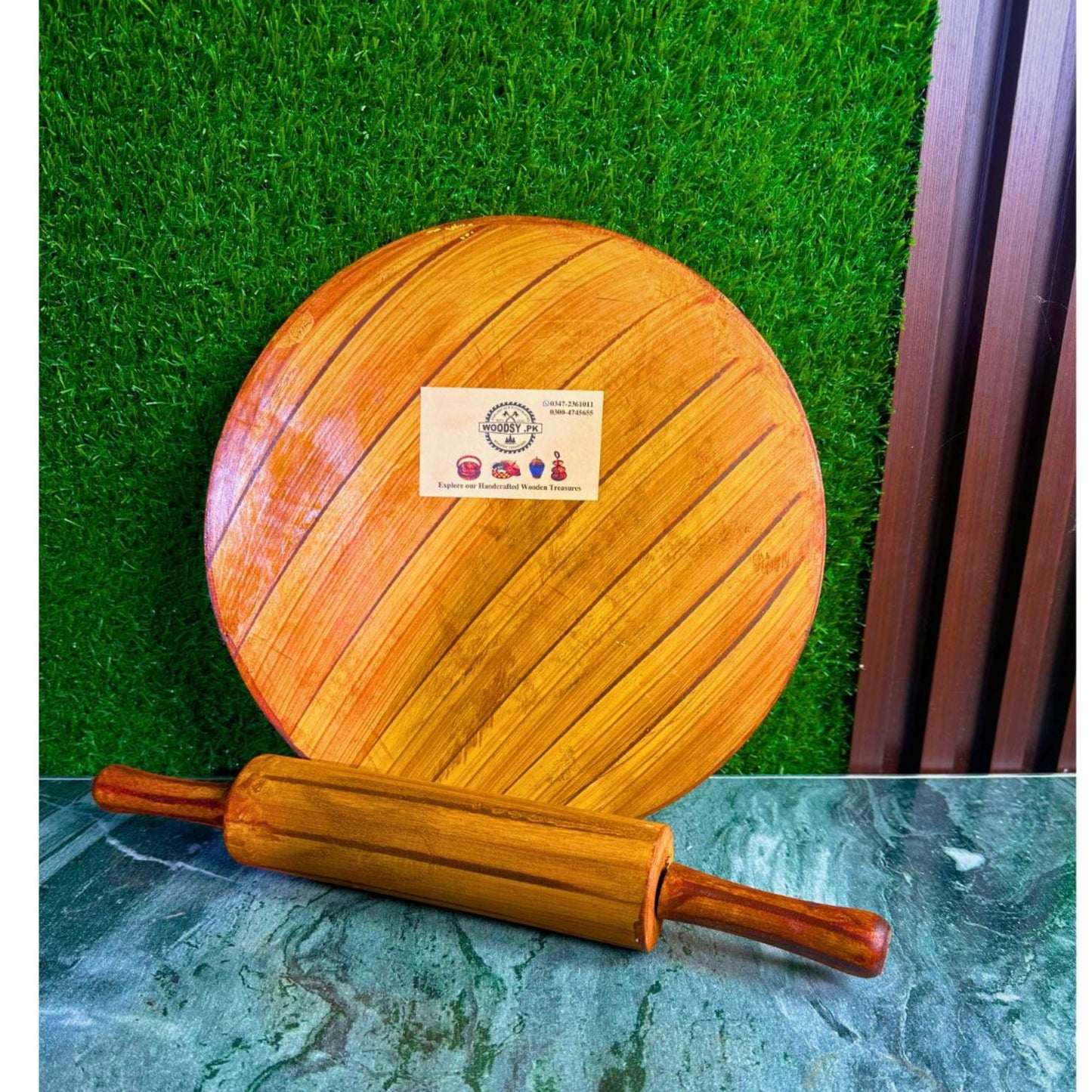 Premium Shesham Wood Chakla Belan – 12 Inch Wooden Bread Roller (Handcrafted)