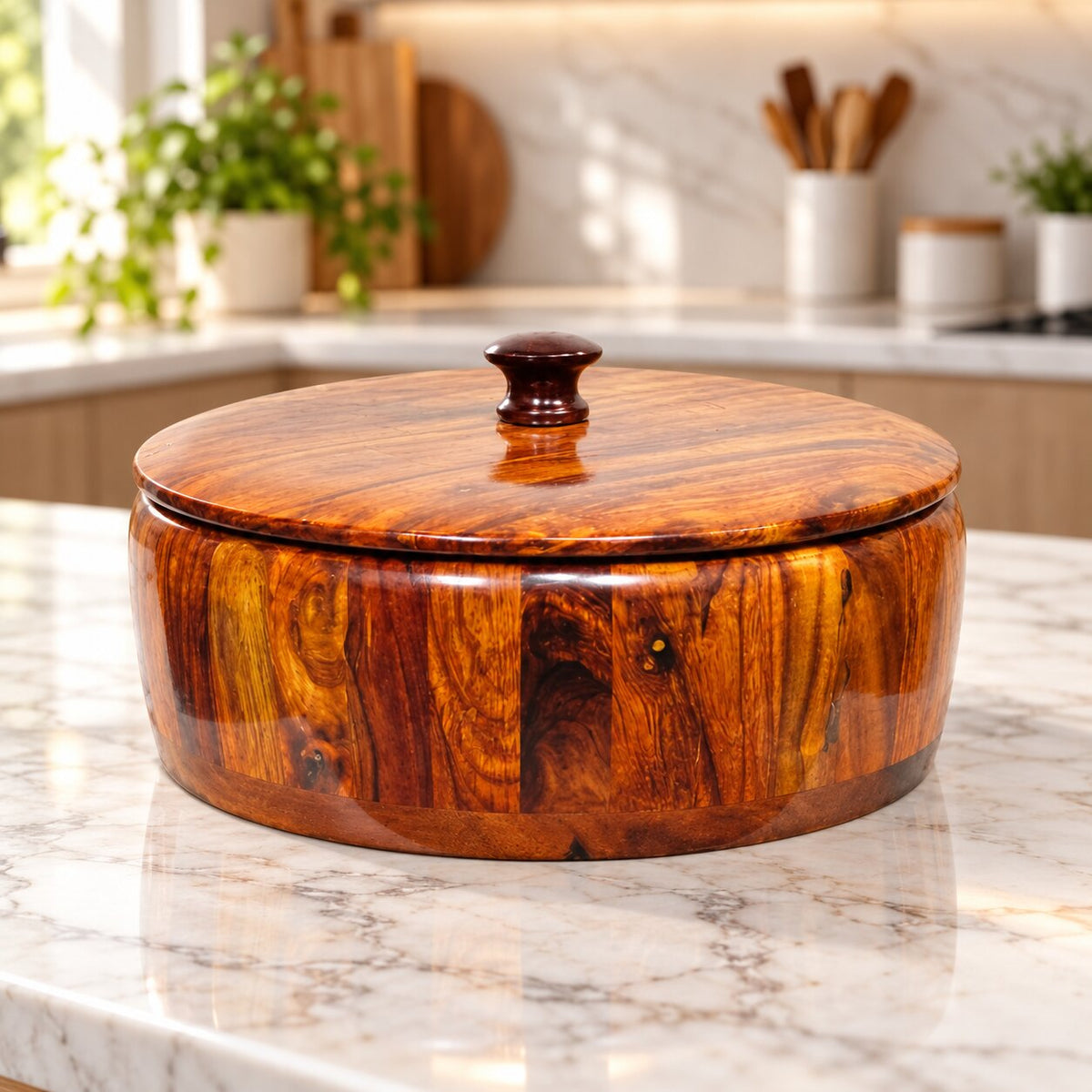 Premium Sheesham Wood Kitchen Deal Set – 4 Items