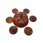 Tea Mat Brass work for 6 Cups